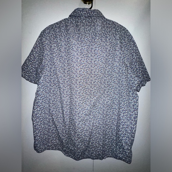 Men’s Polka Dot Button Down Short Sleeve - Picture 2 of 4